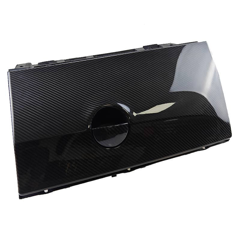 Real Carbon Fiber Glove Box Cover for Fiat 500 Abarth - 595 - 695 - Restyling Right-Hand Drive Version