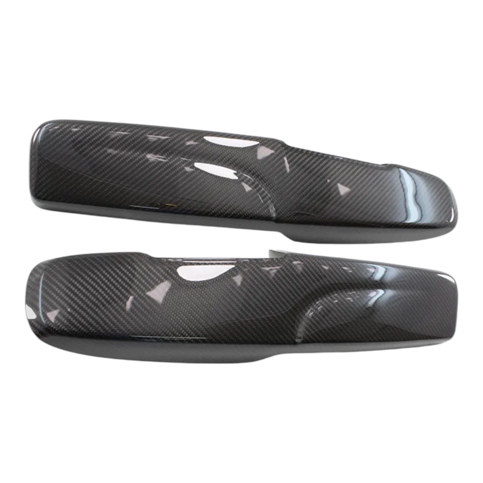 Pre-order) Pair of Real Carbon Fiber Inner Door Covers for Fiat 500 Abarth - 595 - 695