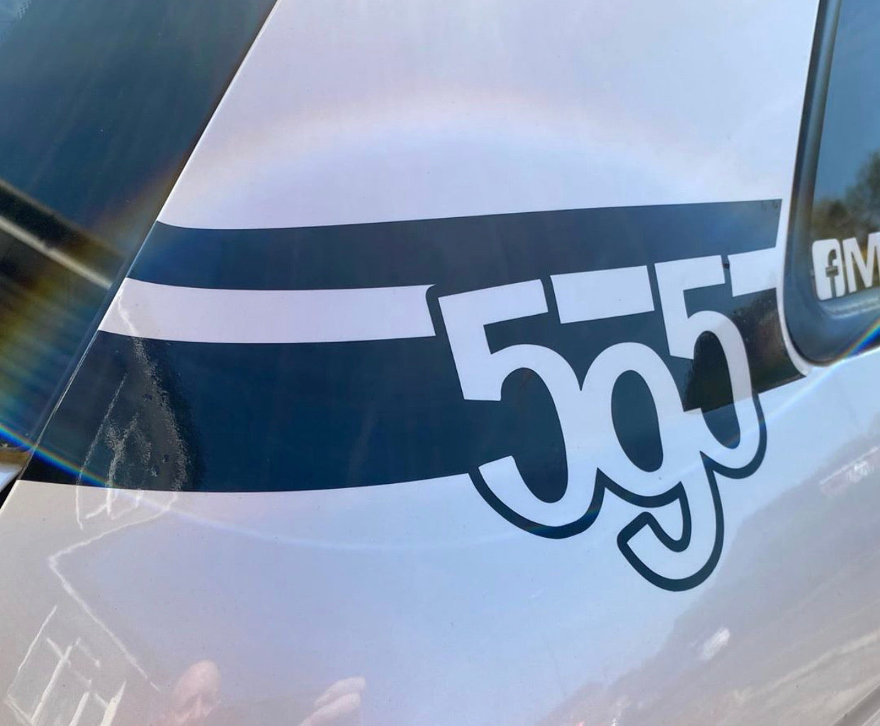 Rear Quarter 595 Stripes