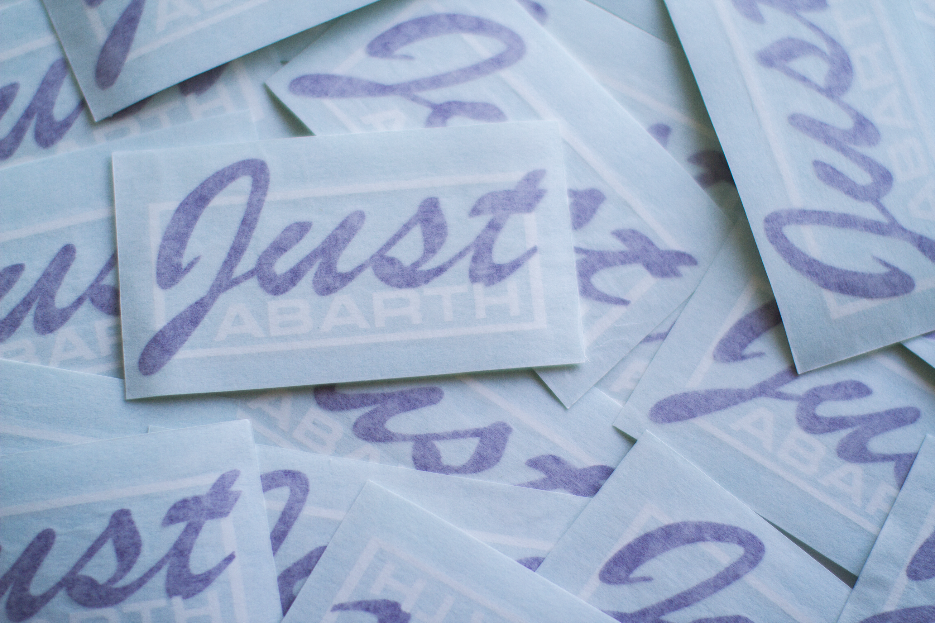 Justabarth Stickers (Pair)